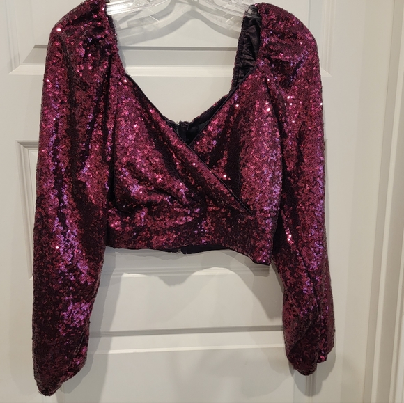 lulus sequin top